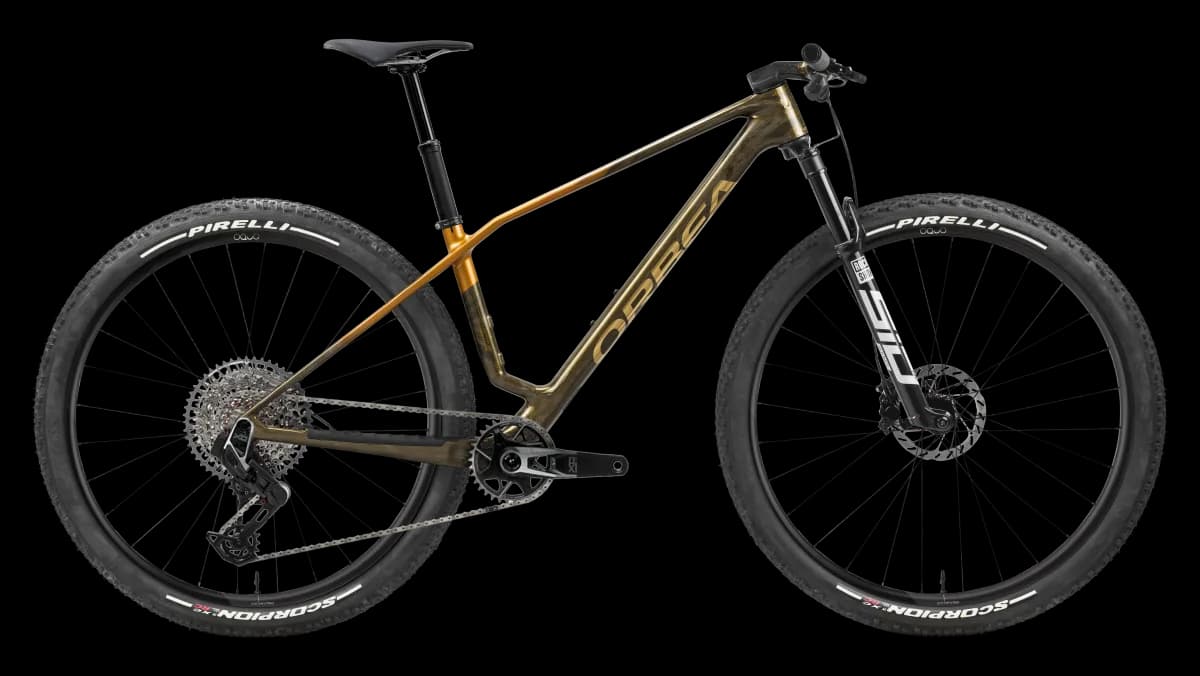 Alma M-TEAM AXS Caramel Carbon View - Leo Orange (Gloss)