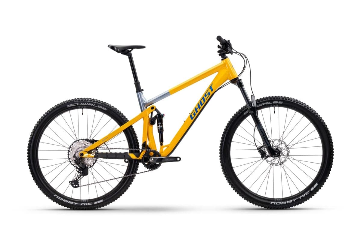 GHOST Riot Trail AL yellow tropical mango/ghost gray – glossy